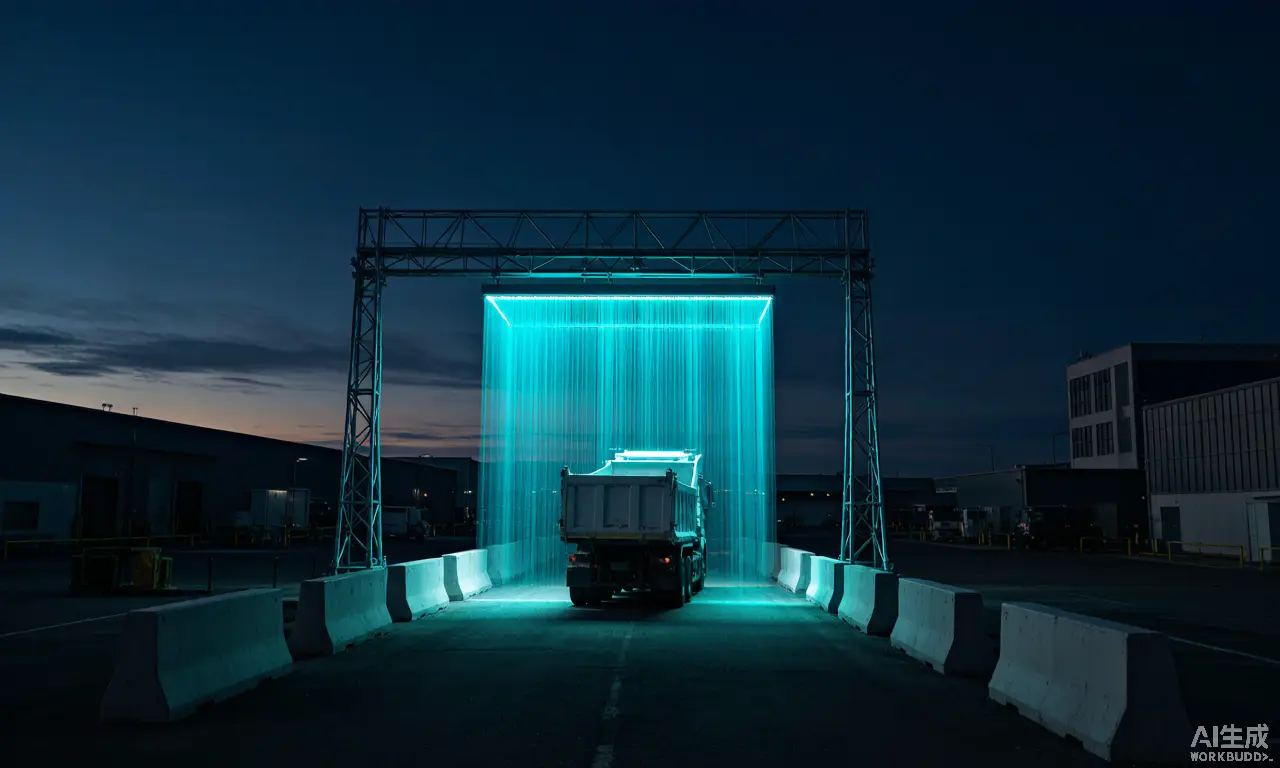 动态卡车体积测量方案 LiDAR 体积测量场景图